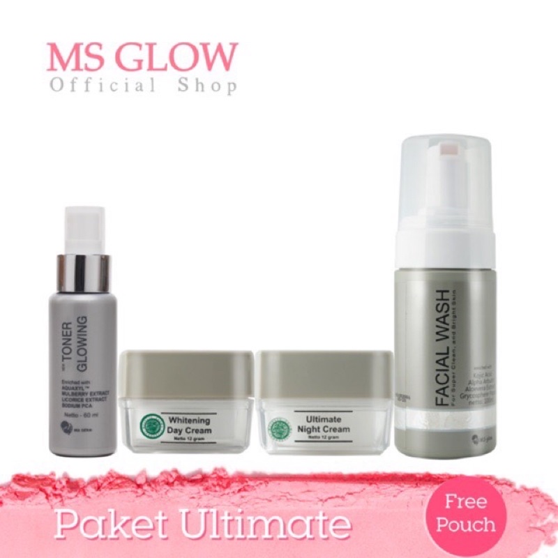 Paket wajah ultimate (flek) MS Glow By Cantiksincare