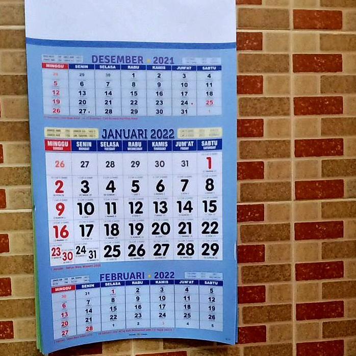 

Limited - KELENDER ANGKA / KALENDER KERJA SEMI LUXX FULL COLOR TAHUN 2022.