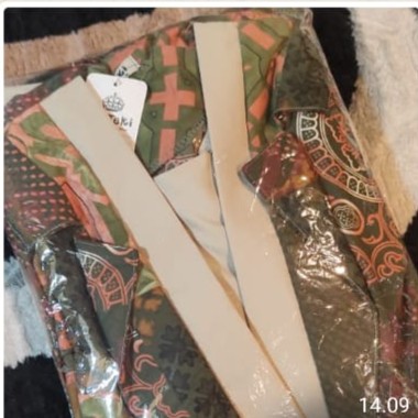 Oneset Long Motif Batik By Muteki