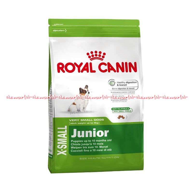 Royal Canin Shn XSmall Junior 1,5 Kg Makanan Anjing Membantu menjaga kesehatan pencernaan