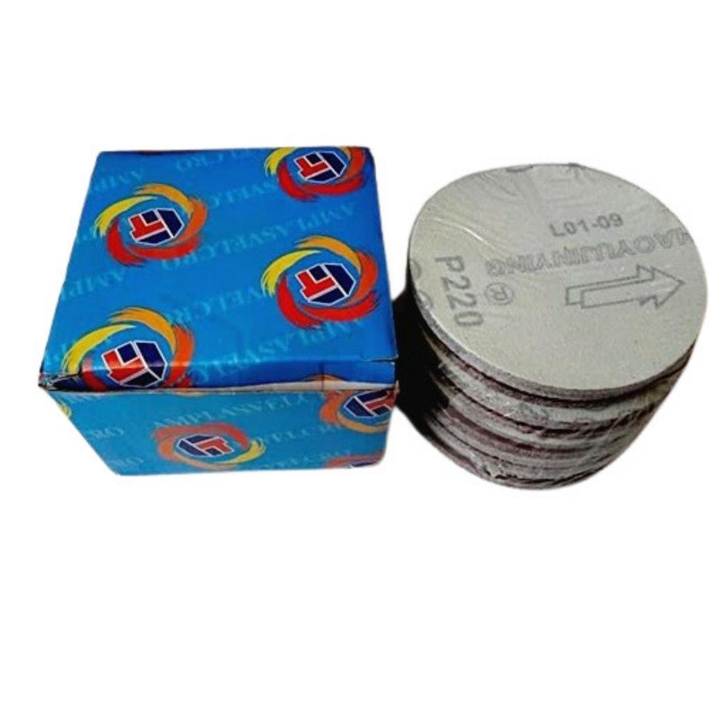 Amplas Bulat Velcro Amplas Tempel Amplas Gerinda Amplas 4 Inch 4&quot;