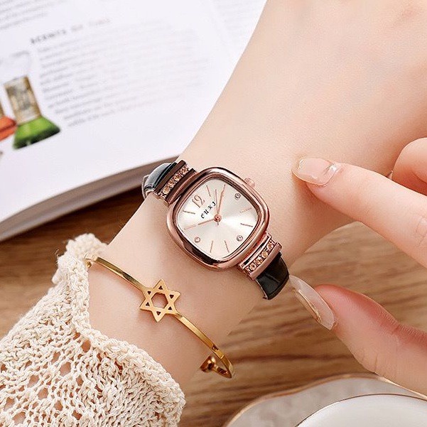 Jam Tangan Wanita NAIRA Gaya Retro Untuk Bisnis Korean fashion murah jam analog GROSIRJAYA32
