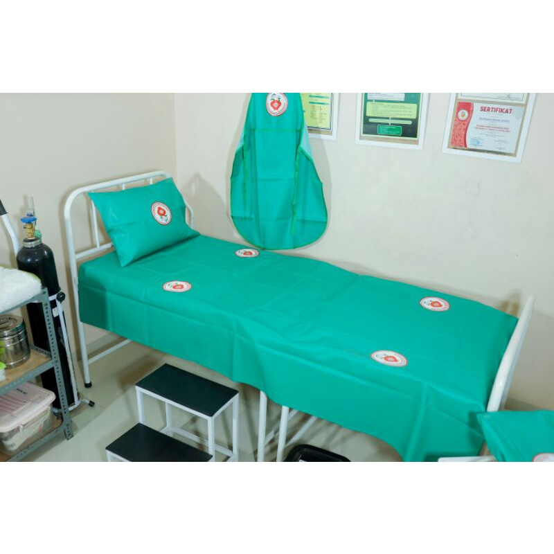 Set Perlak Rumah Sakit / Set Perlak  Kasur Rumah Sakit Klinik Berobat