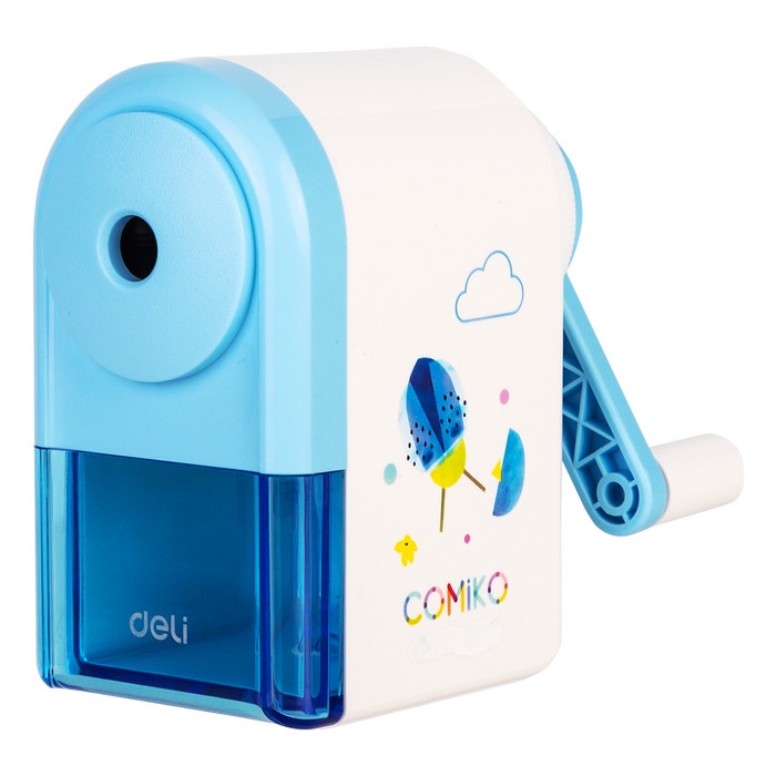 

Deli Rotary Pencil Sharpener Serutan rautan pensil putar 0641S - Biru Terlaris