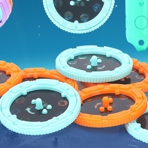 MOMMYCARE Mainan Anak Senter Proyektor / Fun Flashlight / Mainan Proyektor Gambar / Mainan Edukasi-1PCS PIRINGAN RANDOM