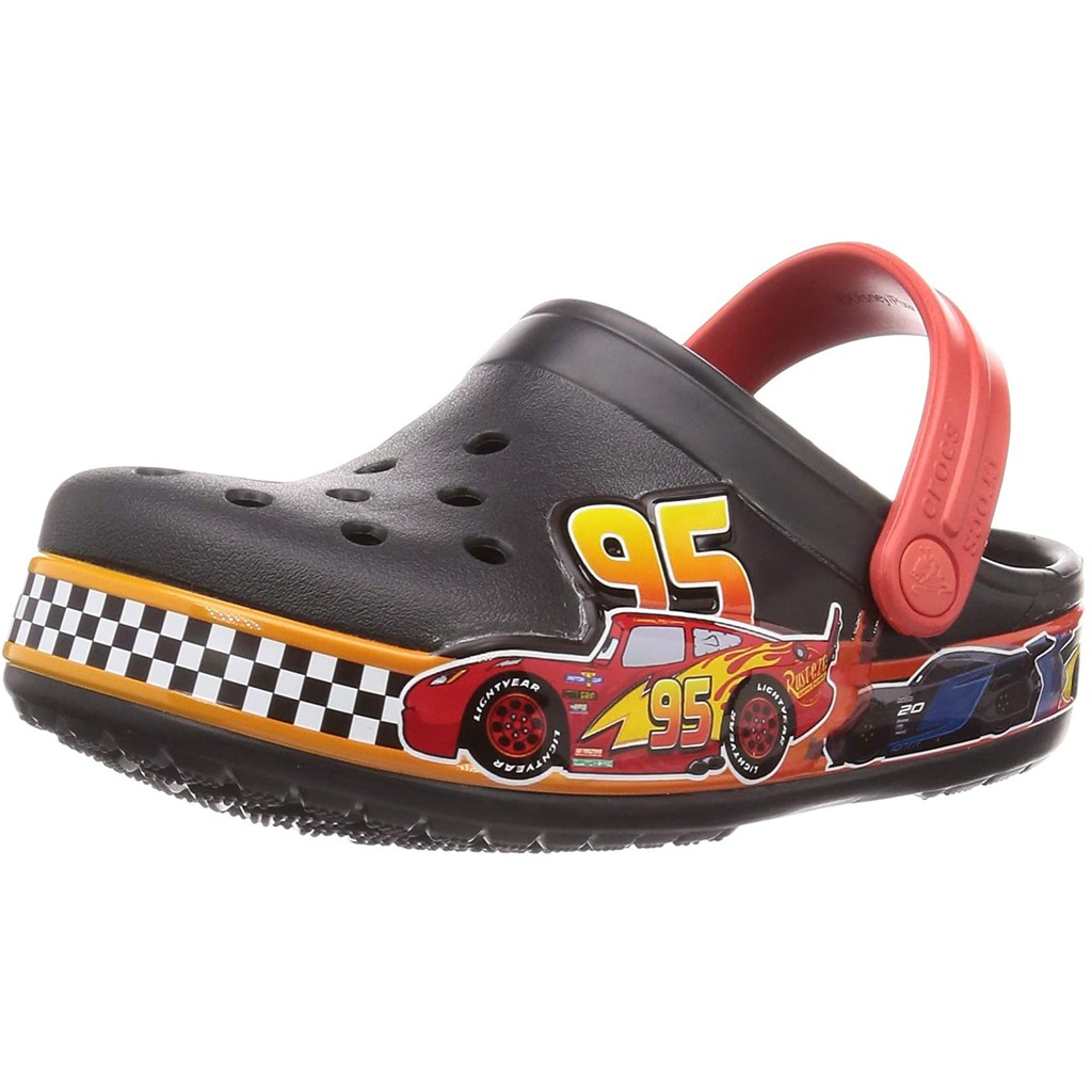 Sandal Crocs Kids Fun Lab Disney and Pixar Cars Clog Sandal Anak Cowok