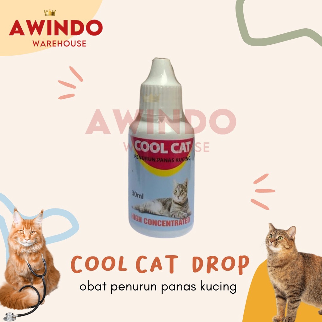 COOL CAT - Obat Penurun Panas Demam Kucing Pereda Nyeri Infeksi