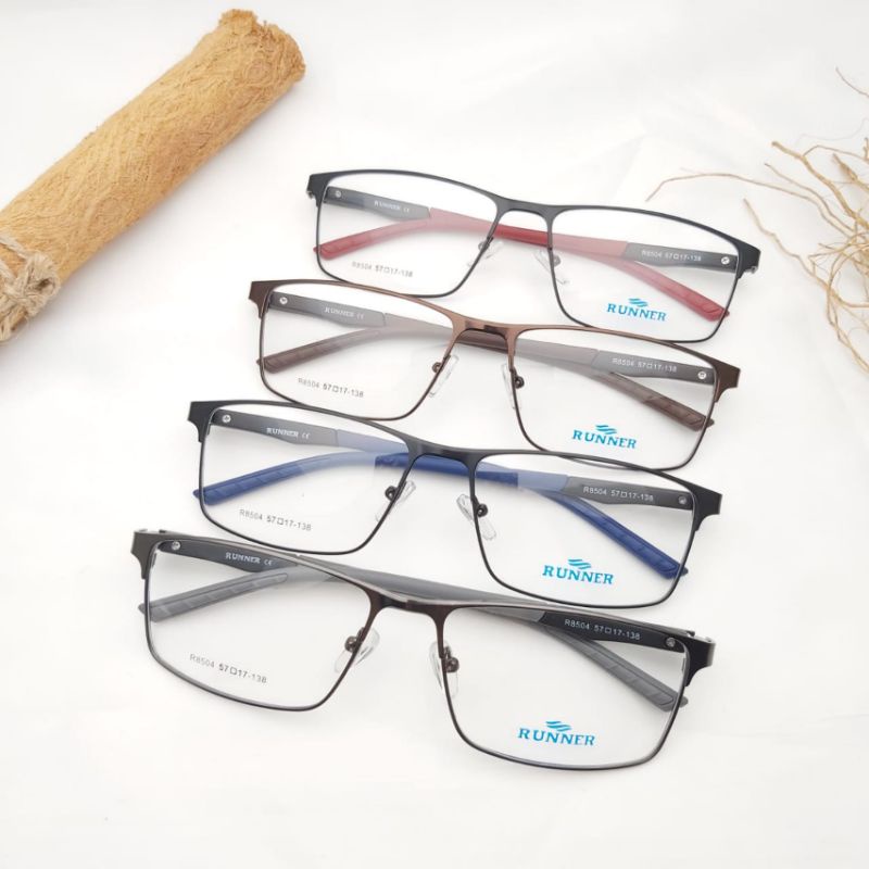 Frame Kacamata Pria R8504 Gratis Lensa Minus