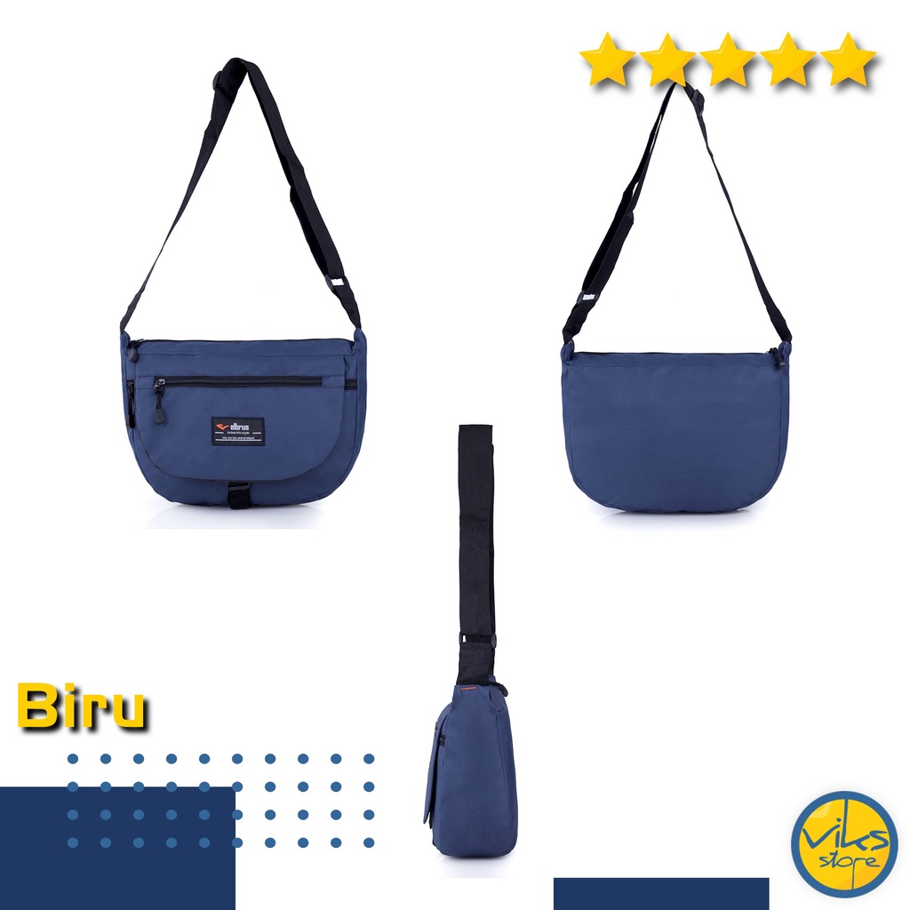 Tas Selempang Pria Cowok Elbrus Original Slingbag Tas Kerja Kuliah Sekolah Simple Ukuran Size Sedang