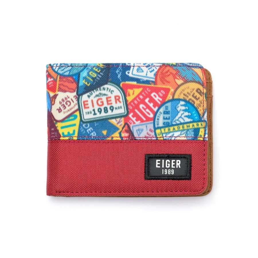 Dompet Lipat Eiger1989 Flecken Landscape Wallet Pria Wanita Original