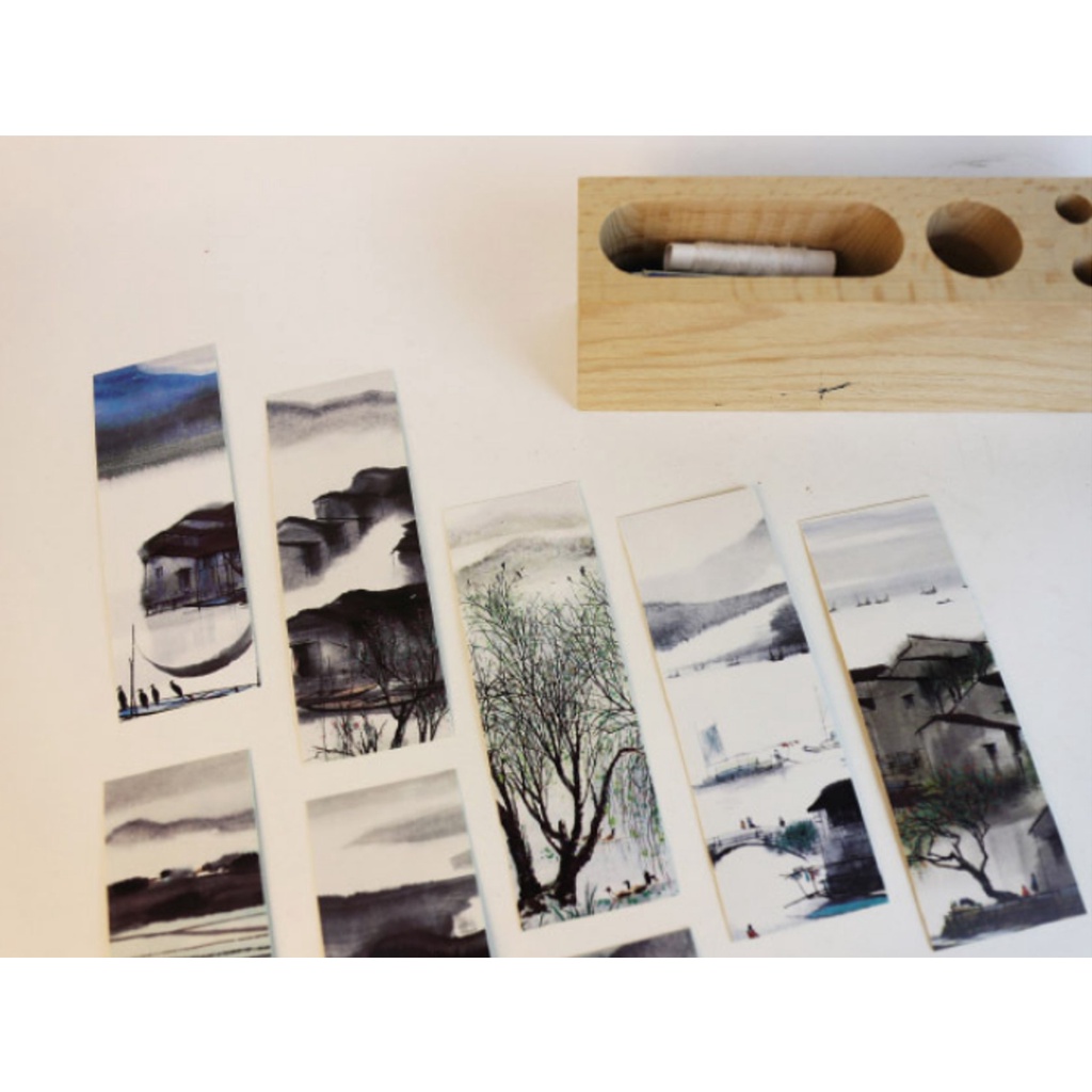 

[PER BOX] Pembatas Buku / Paper Bookmark Old Scenery
