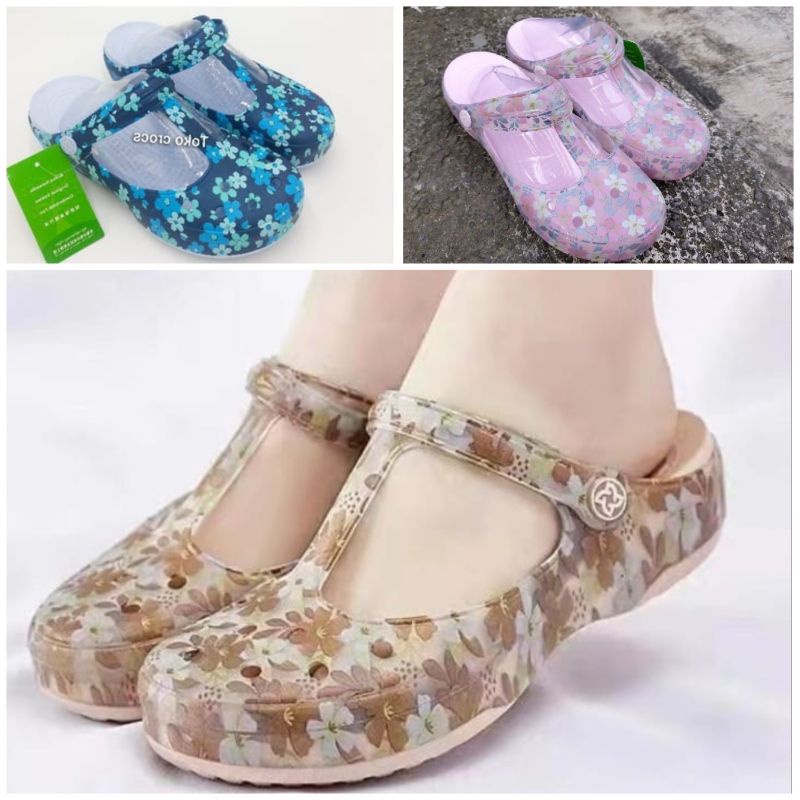 Sandal wanita / Sandal non crocs fashion mj Maryjane Cmj Non merk / Sandal wanita