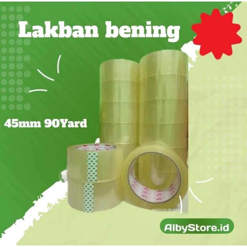 

LAKBAN PERKAT LUVETAPE/LAKBAN MURAH/LAKBAN 45mm 90Yard