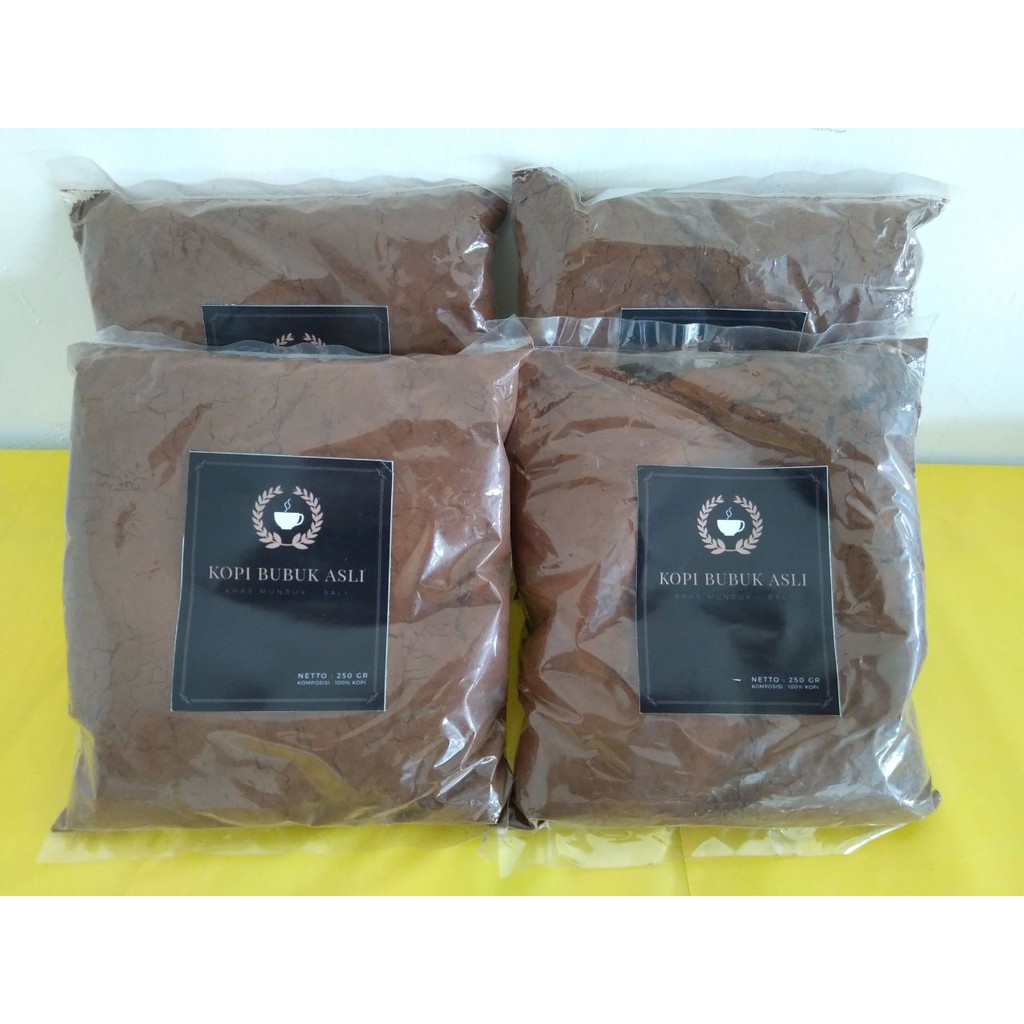 

Kopi Bubuk Khas Bali Lokal Produk