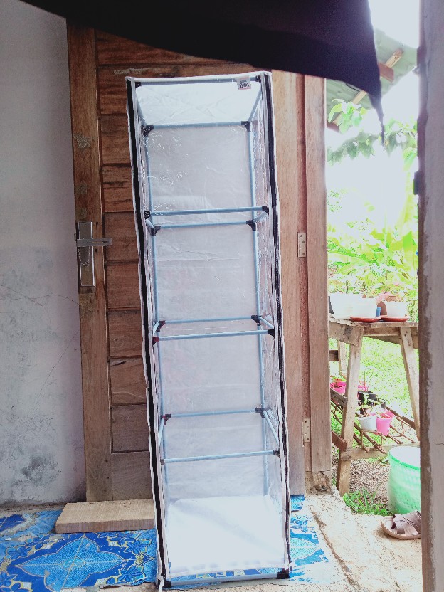 Lemari Transparan / Lemari Pajang Minimalis / Lemari Lego / Rak Mainan Ds57