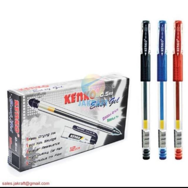 

Pulpen / Gel Pen Kenko Easy Gel 0,5 mm