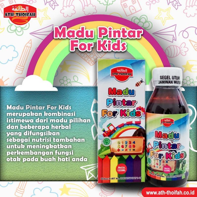 madu pintar anak /madu cerdas anak