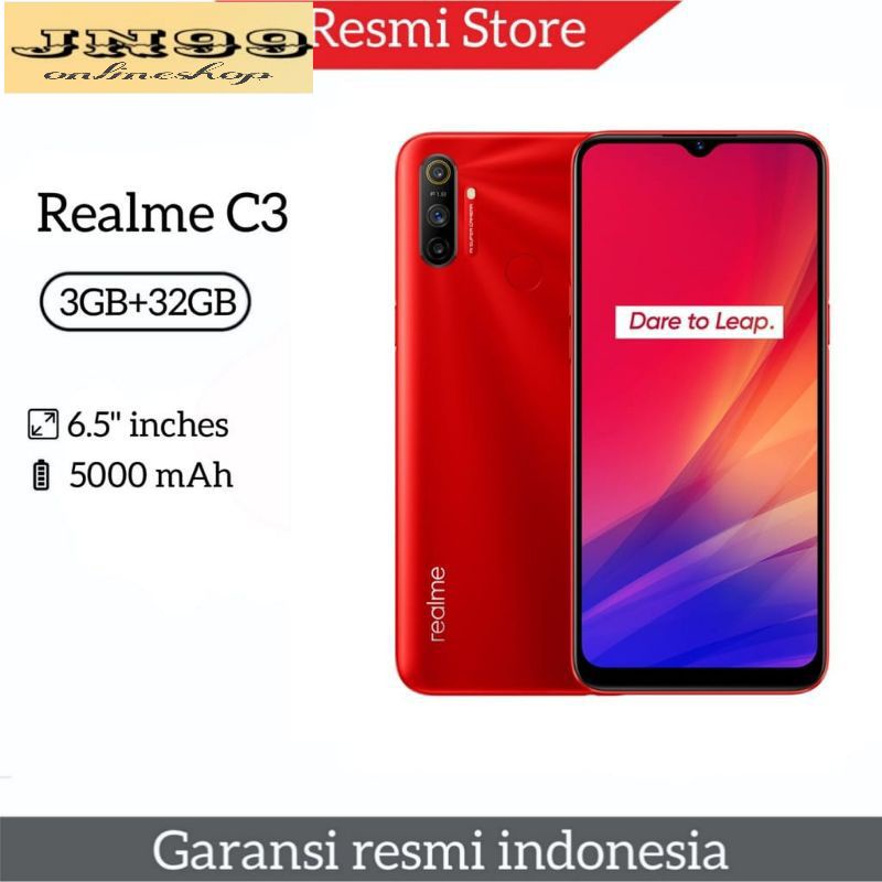 REALME C3 3/32 GARANSI RESMI REALME