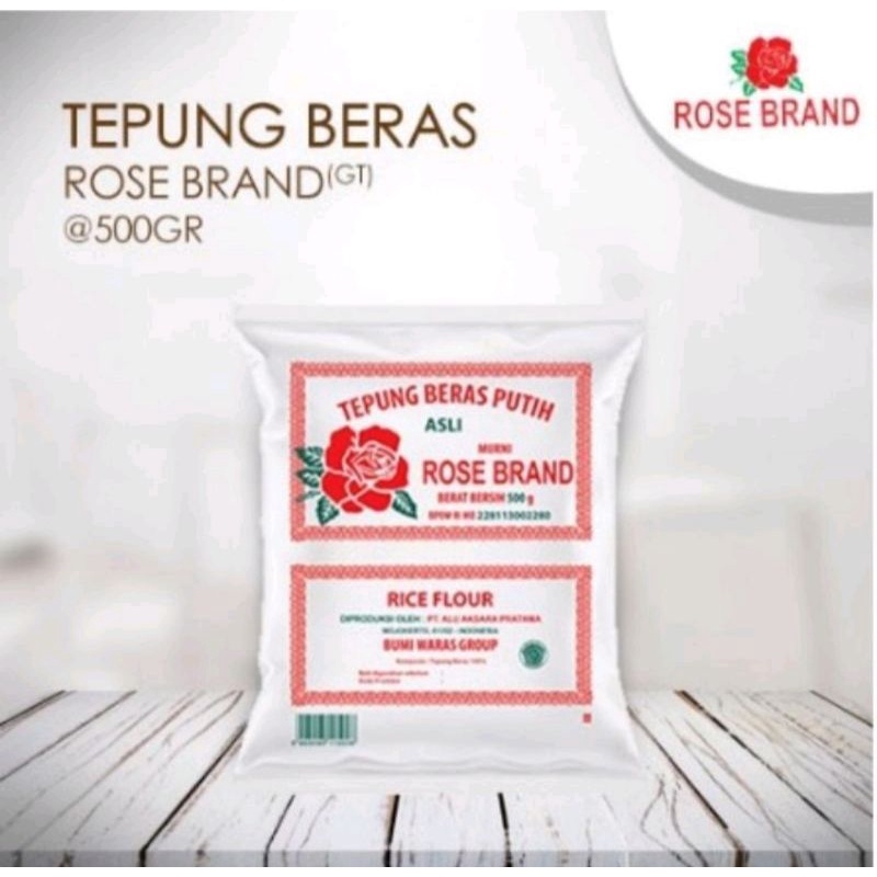 

TEPUNG BERAS DAN PULUT ROSE BRAND 500 GR