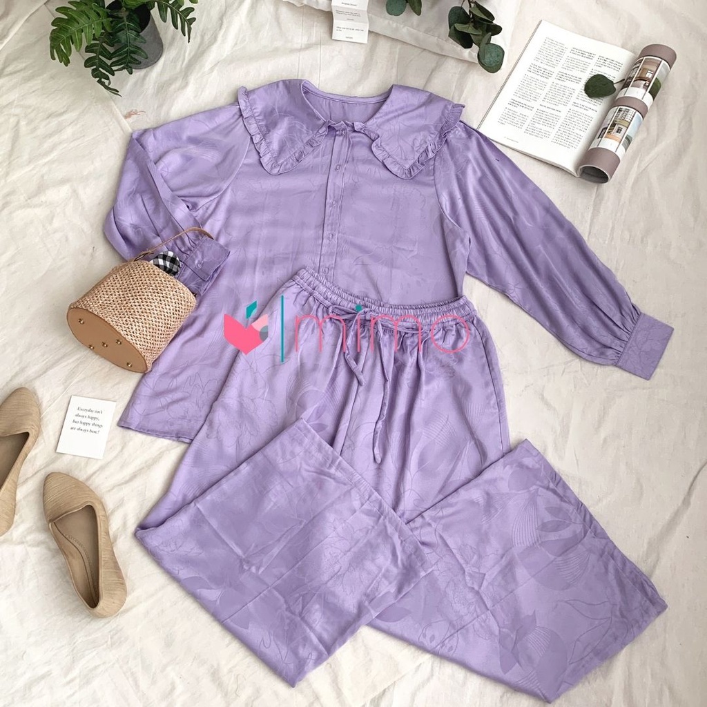 Salwa Long Set Polos - Ramadhan Collection/Baju Lebaran