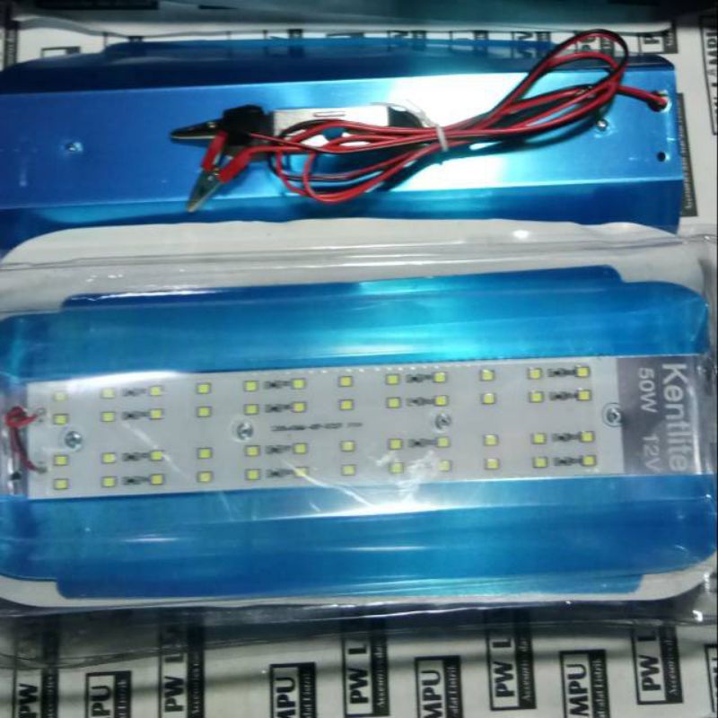 Lampu Sorot Aki 50W DC 12V / LAMPU TEMBAK 50W DC 12V