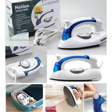 Seterika Uap Lipat HETIAN / Iron Travel Portable 2 IN 1