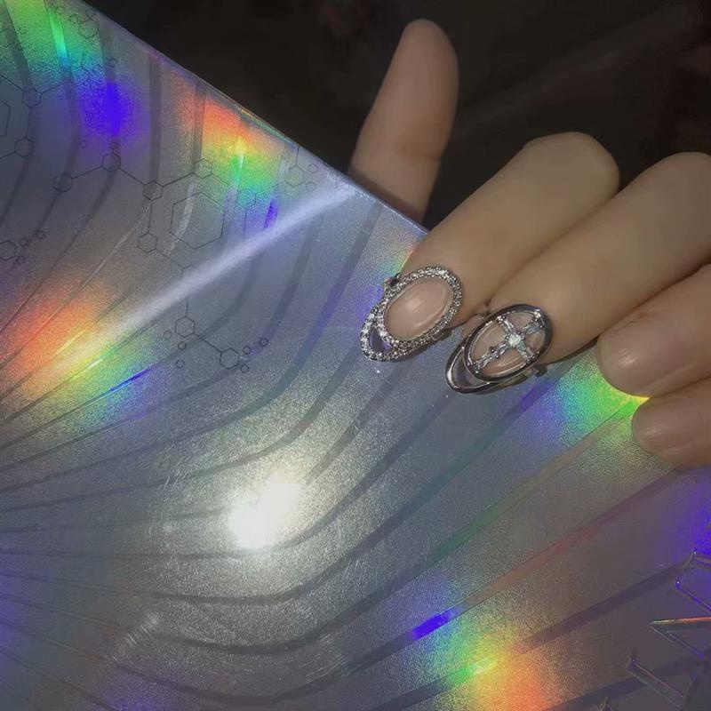 Cincin Buku Jari Aneka Bentuk Warna Silver Untuk Wanita