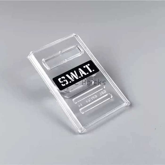 Shield SWAT Militer Minifigure Aksesoris MOC Brick Bootleg