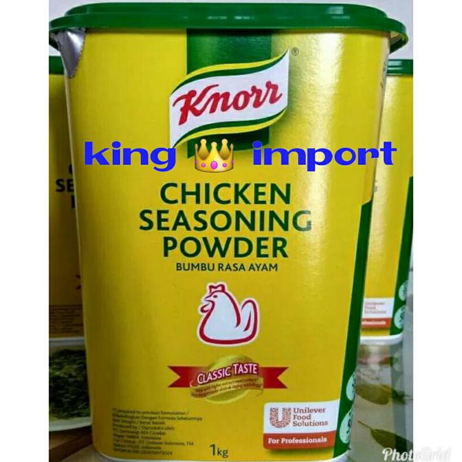 

Sale!!! Knorr Chicken Powder 1Kg/ Kaldu Ayam Bubuk Knoor