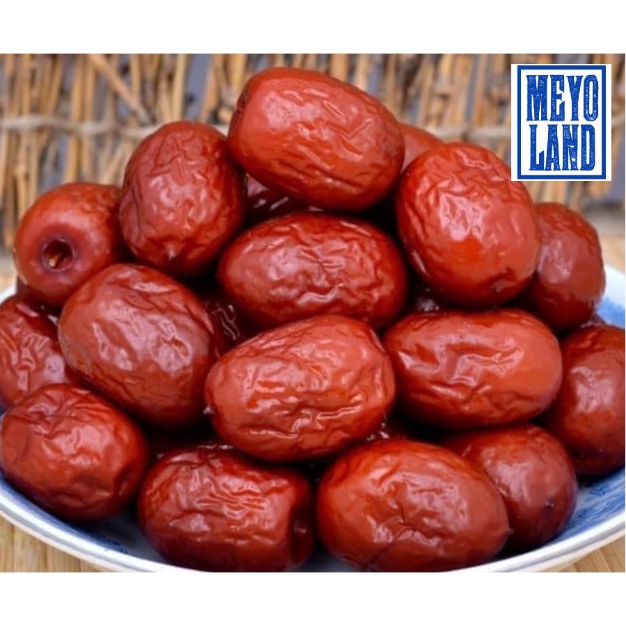 

Angco 250gr Hongzhao Kurma merah Cina Grade Super kualitas bagus 250 gr Red Dates Ang Co AAA premium