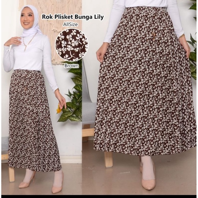 GS-ROK PLISKET MOTIF YEJIN TERLARIS / ROK PLISKET PANJANG / ROK PLISKET MUSLIM / ROK MAXY