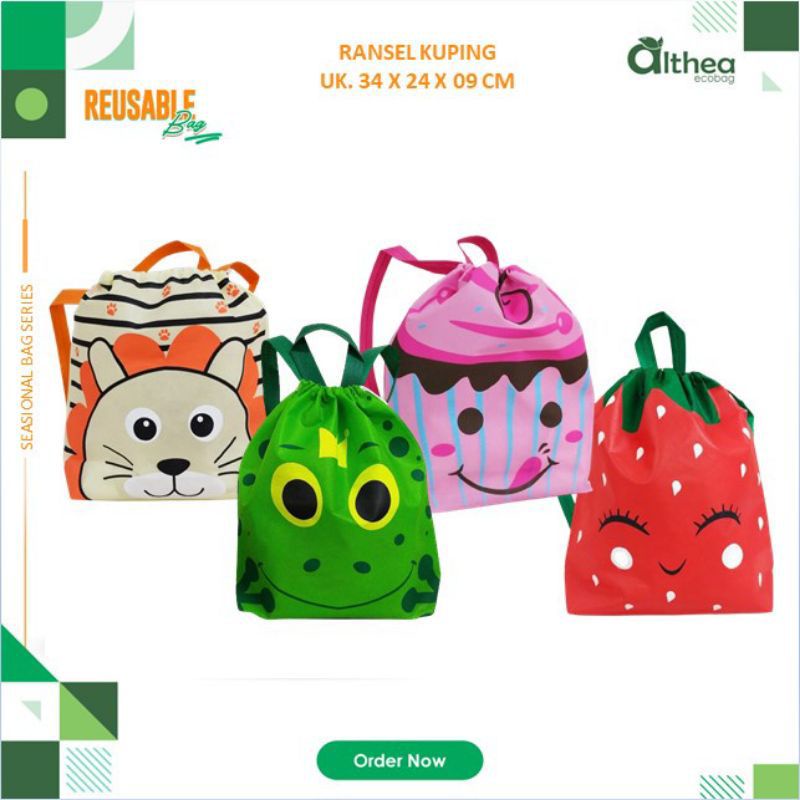 TAS ULTAH TAS SOUVENIR ANAK ANAK TAS RANSEL  ANIMAL