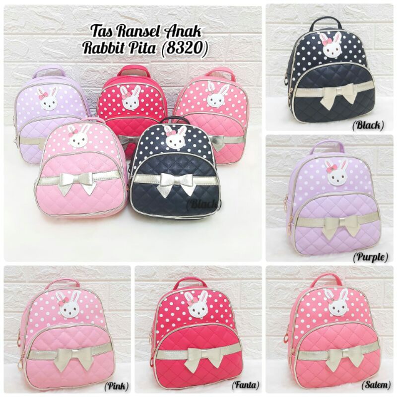 Tas Anak  Tas Ransel Anak Tas Anak Perempuan  Tas Anak Lucu Import Tas Rabbit