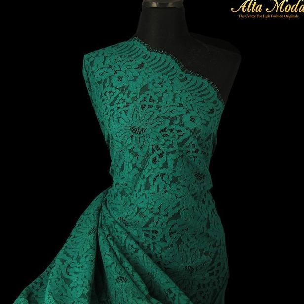 Brokat Perancis Pine Green (3M) (Alta Moda)