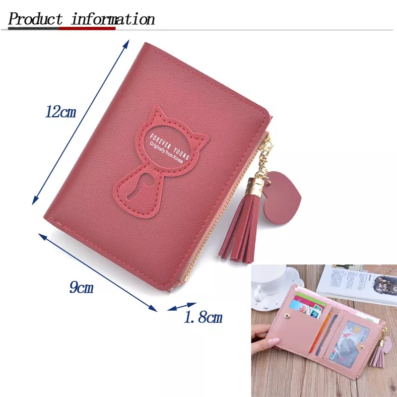 ♥TMALL88♥ DOMPET LIPAT MINI VARIASI CAT / FASHION KOREA / DOMPET IMPORT