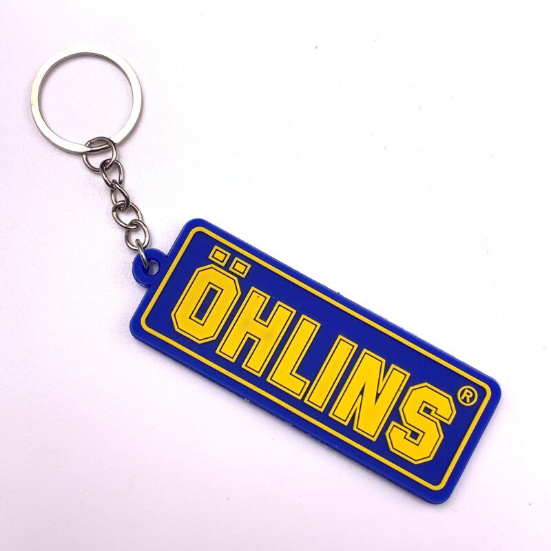 G007 | Gantungan Kunci Ganci Keychain Logo Shock Ohlins Variasi Motor Untuk Hiasan Dan Souvenir