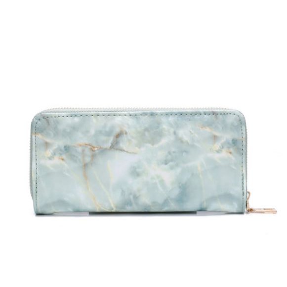 DOMPET WANITA LAUTZ WA002B2 BIRU IMPORT TOSCA MARBLE KULIT FASHION KOREA MURAH PANJANG HP BATAM ORI