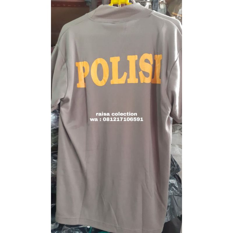 kaos dalaman tribrata / kaos dalaman polisi / kaos dalaman leher tinggi / kaos polisi