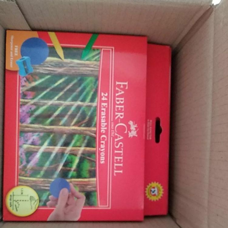 

Terlaris.. Crayon Bisa Dihapus Erasable Crayons set 24 Faber Castell