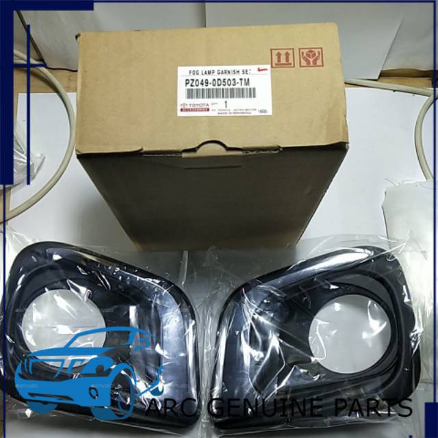 Cover Fog Lamp Foglamp Chrome Yaris 2012-2014 Rh Dan Lh ORIGINAL Toyota