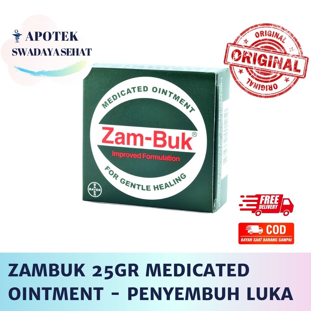 ZAMBUK Medicated Ointment 25 GR For Gentle Healing Obat Luar