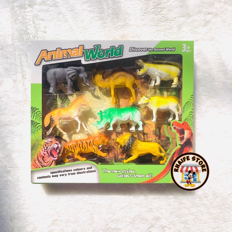 Mainan Anak Binatang Hewan-Hewan / Animal World