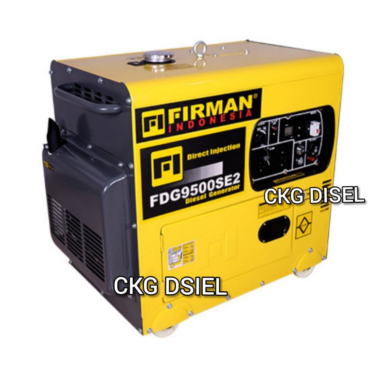 Genset Silent Diesel 6300 Watt Generator Listrik FIRMAN FDG9500SE2