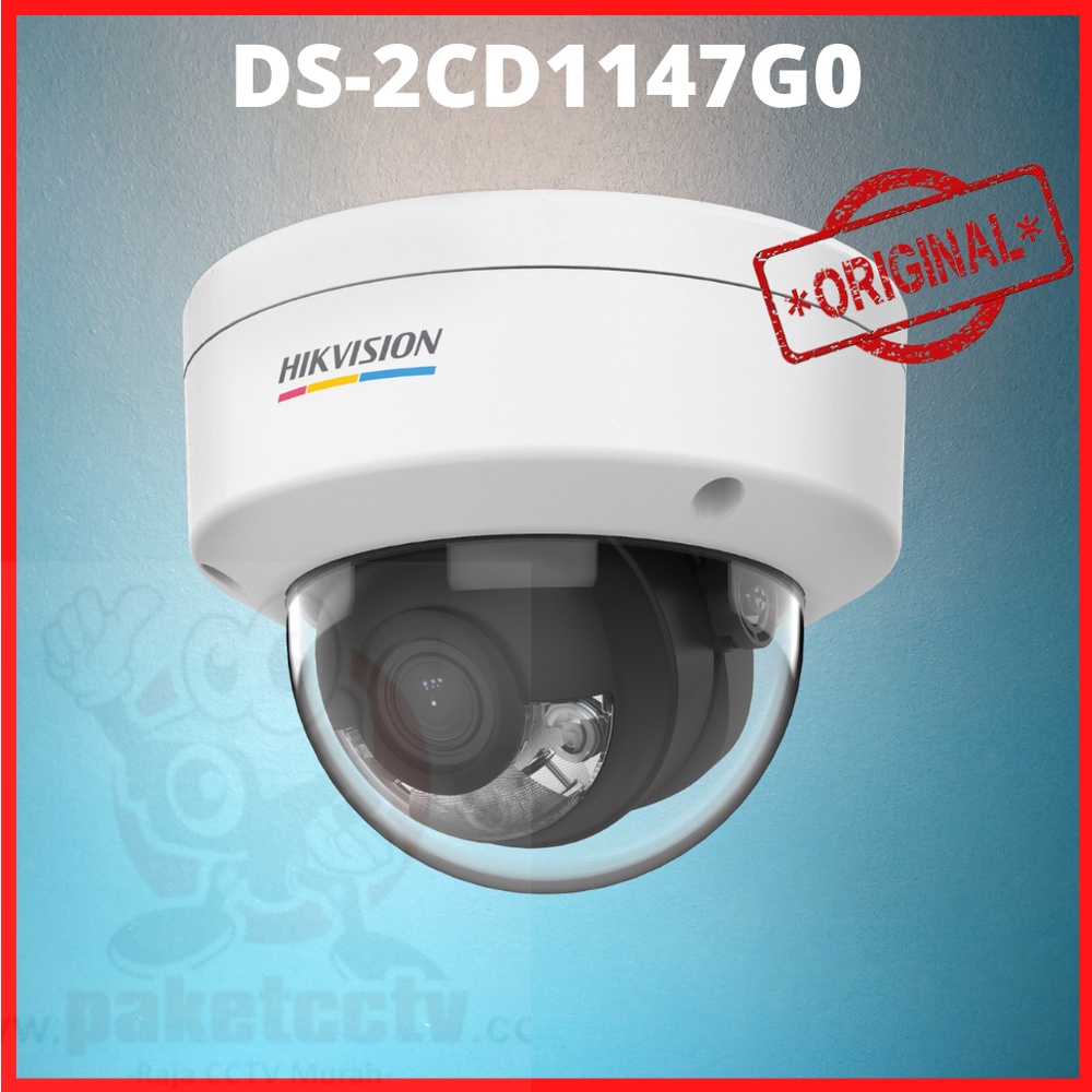 Jual Hikvision IP Kamera 4MP Colorvu DS-2CD1147G0 Hikvision IP Camera ...