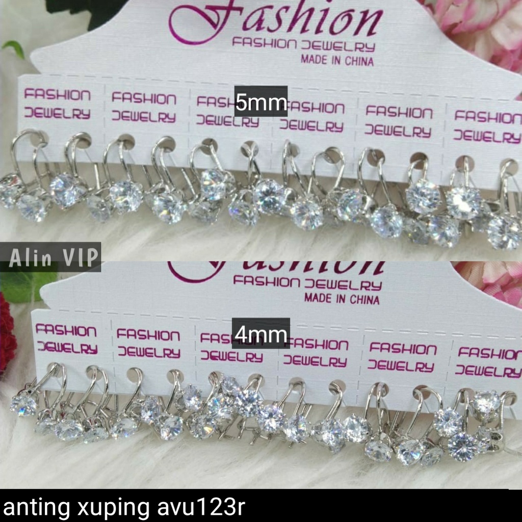 AV12 Grosir Anting Desi Mata Satu Anting Simpel Remaja Sampai Dewasa