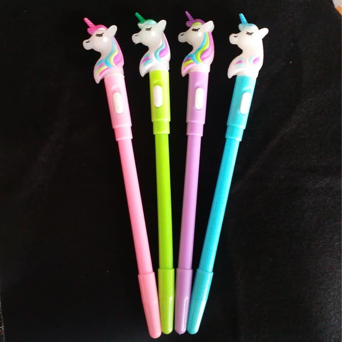 

JUAL PULPEN LAMPU UNICORN NYALA - PULPEN GEL UNICORN - HITAM - SATUAN
