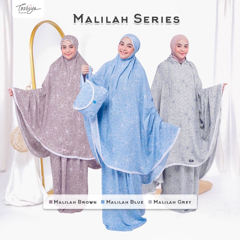 MUKENA TAZBIYA ALLOVER 2IN1 MALILAH SERIES ALLSIZE