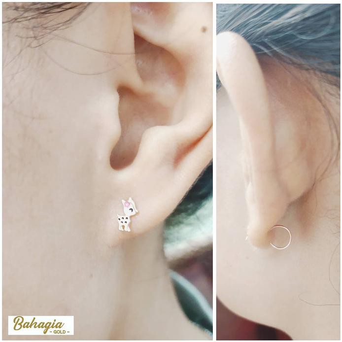 ANTING EMAS ANAK BAYI DEWADA EMAS ROSE GOLD KADAR 750
