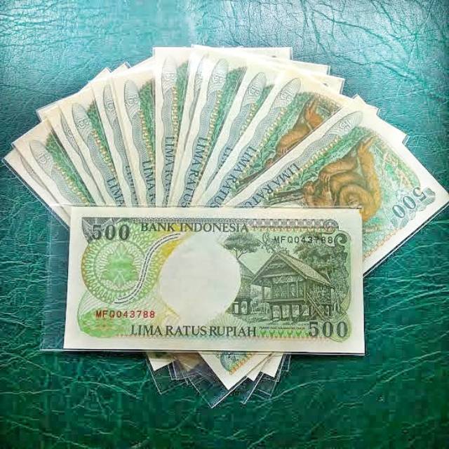 BARANG ANTIK UANG KUNO UANG 500 RUPIAH TAHUN 1991