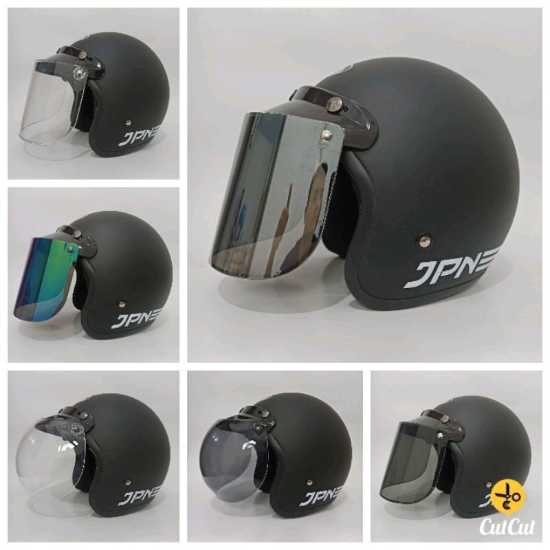HELM JPN HITAM DOFF ORIGINAL 100%